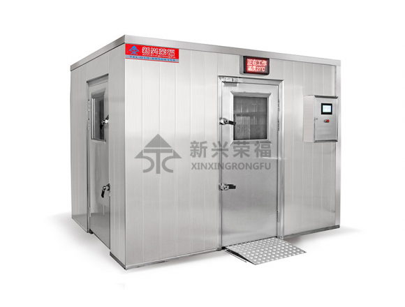 中央廚房餐具消毒神器，新興榮福熱風(fēng)循環(huán)消毒存儲(chǔ)庫(kù)